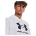 Under Armour RIVAL FLEECE LOGO HD Pánska mikina, biela, veľkosť