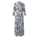Y.A.S Košeľové šaty 'Savanna'  svetlomodrá / zmiešané farby