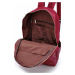 Bordový ruksak Grosgrain-Like 10 Pockets Backpack