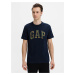 GAP V-SS CAMO ARCH LOGO TEE Modrá