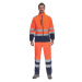 Cerva Sevilla Pánska HI-VIS fleecová bunda 03460002 oranžová/navy