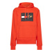 Tommy Hilfiger Mikina - ICON EARTH BADGE HOODIE oranžová