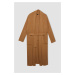 DEFACTO Relax Fit Shawl Collar Belted Long Cardigan