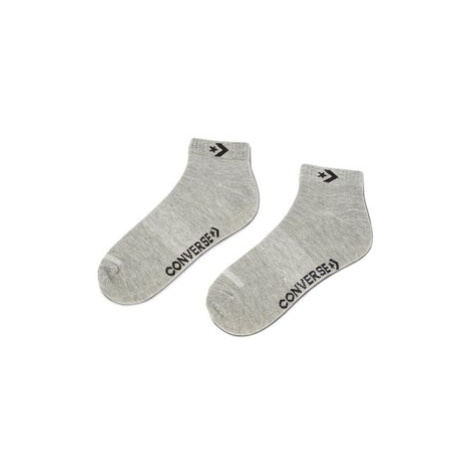 Converse Súprava 3 párov kotníkových ponožiek unisex E746A-3020 Biela