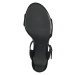 TAMARIS Remienkové sandále  čierna