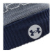 Under Armour Čiapka Halftime Fleece Beanie 1365922410-410 Tmavomodrá