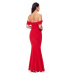 Červené dlhé šaty Jolene