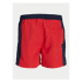 Jack&Jones Junior Plavecké šortky Fiji Colorblock 12253752 Červená Regular Fit