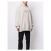 BALENCIAGA Embroidered Beige oversize mikina