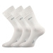 Lonka Desilve Unisex ponožky s voľným lemom - 3 páry BM000000566900101832 biela