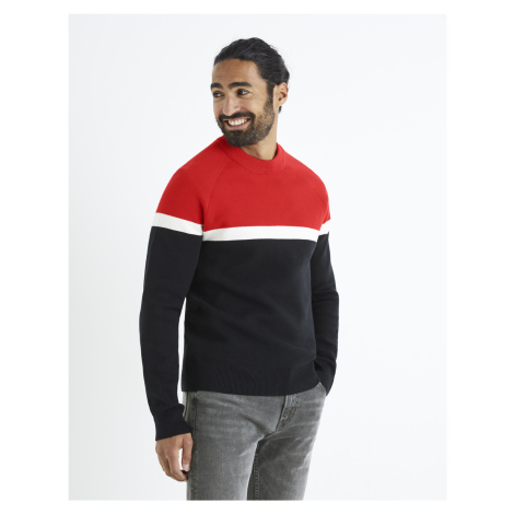 Celio Coloured Sweater with Round Neckline - Men