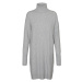 Vero Moda Dámske šaty VMBRILLIANT 10199744 Light Grey Melange L