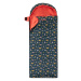 Children's blanket sleeping bag LOAP FIEMME COSMO Blue/Red