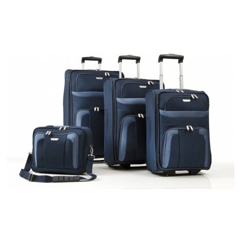 Travelite Orlando S,M,L – súprava 3 kufrov + Boarding Bag Navy