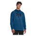 Pánska zateplená tréningová mikina s kapucňou UNDER ARMOUR UA Armour Fleece Big Logo HD-BLU