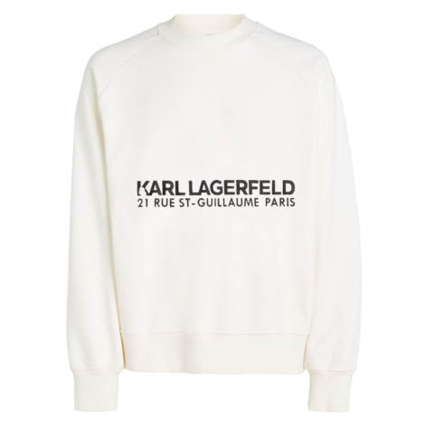 Karl Lagerfeld Mikina  čierna / biela
