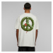 Tričko Urban Classics Puffer Peace Huge Tee White