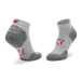 4F Súprava 2 párov členkových pánskych ponožiek H4L22-SOM001 Sivá