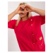 Plus size red blouse