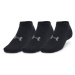 Dámske ponožky UNDER ARMOUR 3 PACK-UA Essential Low Cut-BLK