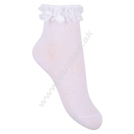 MILUSIE Detské ponožky B2252-M biela-M