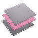 Ochranná puzzle podložka MP10 růžovo-šedá