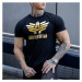 Fitness tričko Iron Aesthetics, black&gold