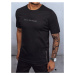 Black men's Dstreet z T-shirt with print