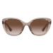 Slnečné okuliare Armani Exchange 0AX4111S dámske, hnedá farba