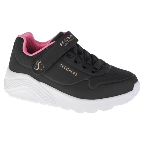 ČIERNE DIEVČENSKÉ TENISKY SKECHERS UNO LITE 310451L-BKRG