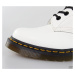 topánky kožené Dr. Martens 8 dírkové biela
