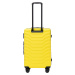 ŽLTÁ 5DIELNA SADA KUFROV PEAFOWL PEA01, SET OF 5 SUITCASES (L, M, S, XS, BC) WINGS, YELLOW