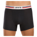 3PACK pánske boxerky Levis čierné (701229549 001)