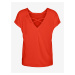 Tričká s krátkym rukávom pre ženy VERO MODA - oranžová