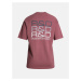 Tričko Peak Performance W R&D Scale Print T-Shirt Rose Brown