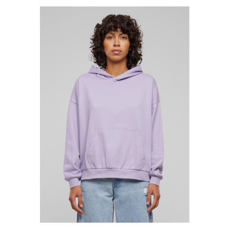 Women's Light Terry Oversized Hoodie - Purple