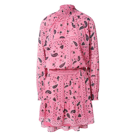 HUGO Košeľové šaty 'Kanai'  ružová / burgundská / biela Hugo Boss