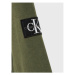 Calvin Klein Jeans Mikina Badge IB0IB01114 Zelená Regular Fit