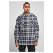 Roots Plaid Shirt Navy Blue/White