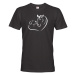 Pánské tričko pro milovníky zvířat - Srdce koně a psa - skvělý dárek