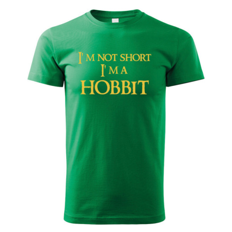 Detské tričko "I am not short I am Hobbit" -  Nie som malý, som hobit