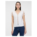 Orsay Women's White T-Shirt with Short Sleeves - Women