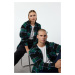 Trendyol Black Unisex Oversize Fit Winter Plaid Lumberjack Shirt Jacket