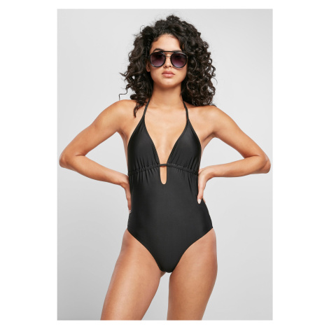 Women's recycled triangle swimsuit black Urban Classics