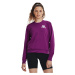 Mikina Under Armour Rival Terry Graphic Crew Mystic Magenta