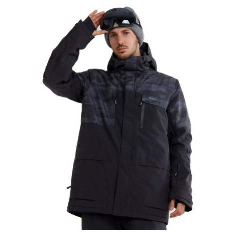 Pánska lyžiarska bunda FUNDANGO Ryder Jacket-893-black camouflage