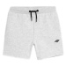 Chlapčenské teplákové kraťasy 4F JUNIOR SHORTS CAS M048-27M-COLD LIGHT GREY MELANGE