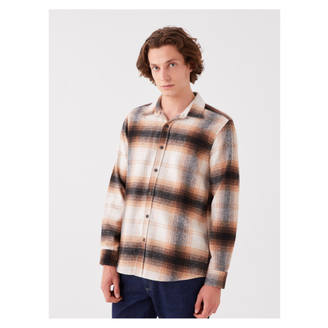 LC Waikiki Regular Fit Long Sleeve Plaid Men's Lumberjack Shirt