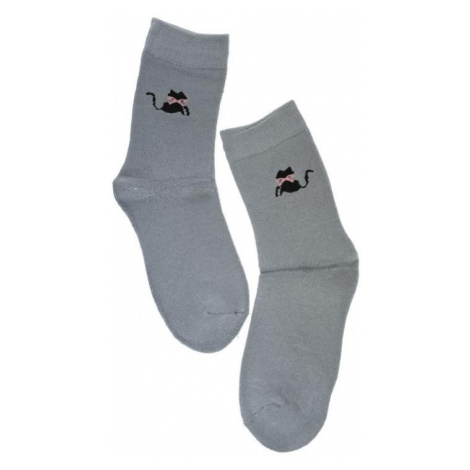 Dámske sivé ponožky VIOLA