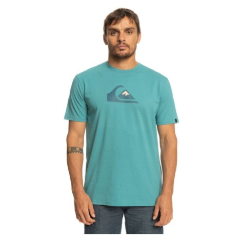 Quiksilver COMP LOGO SS Pánske tričko, tyrkysová, veľkosť